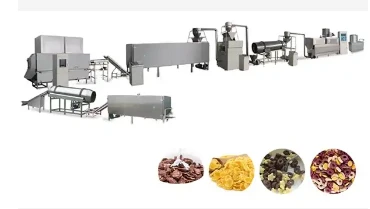 Ligne de production de corn flakes de céréales pour petit déjeuner