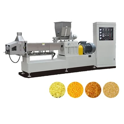 Machine d'extrudeuse de chapelure à double vis