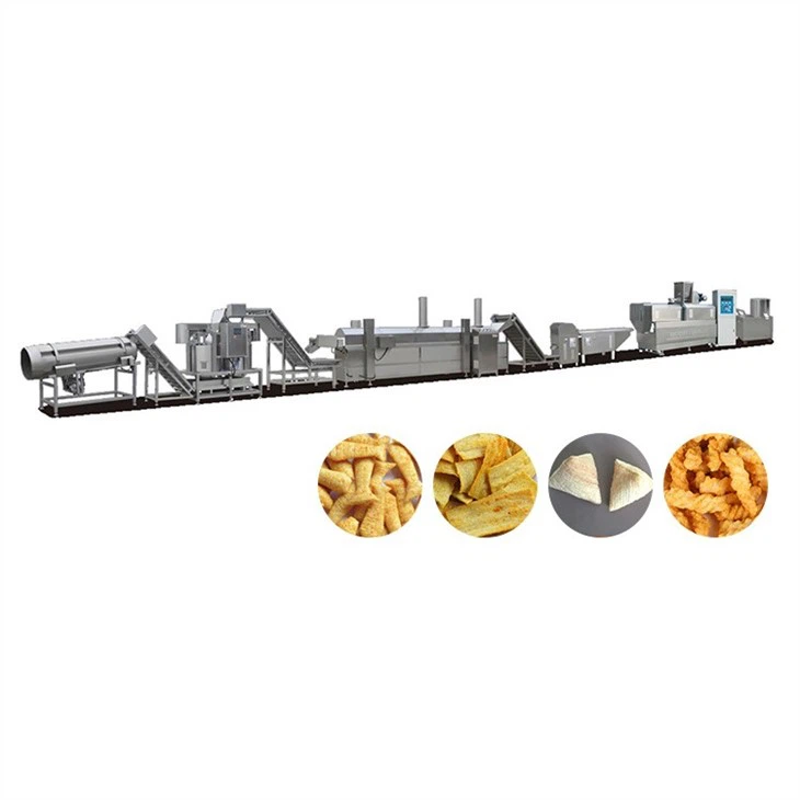 Ligne de production croustillante de clairons de collations frites